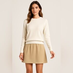 Patagonia Organic Cotton Mini Skirt Mustard Yellow Size Small